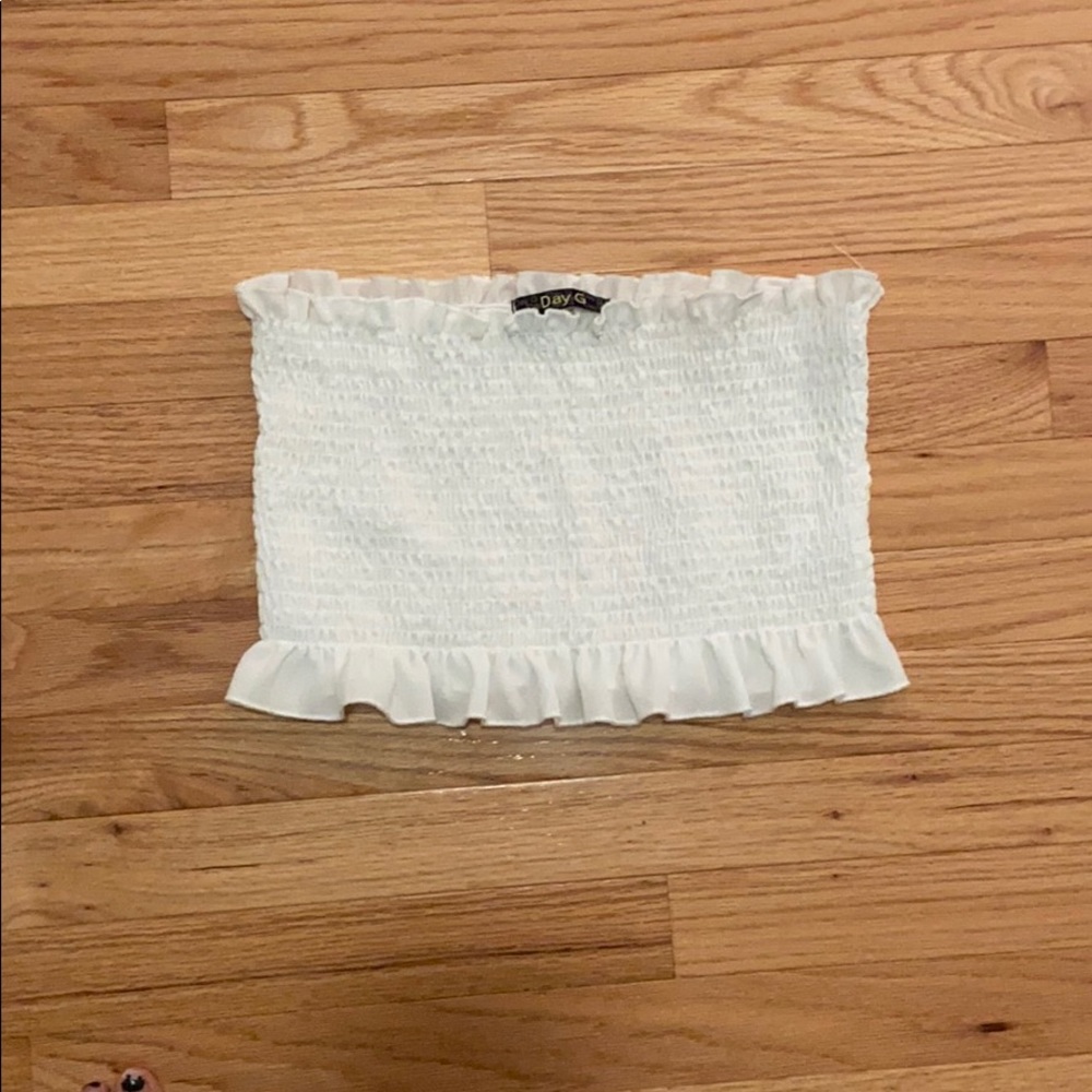 White tube top